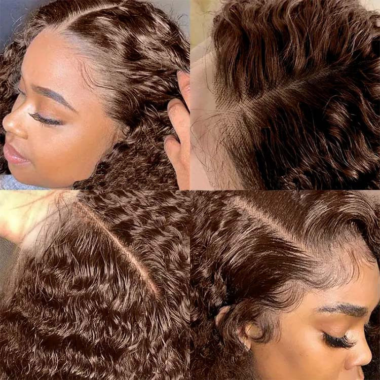 dark brown wig