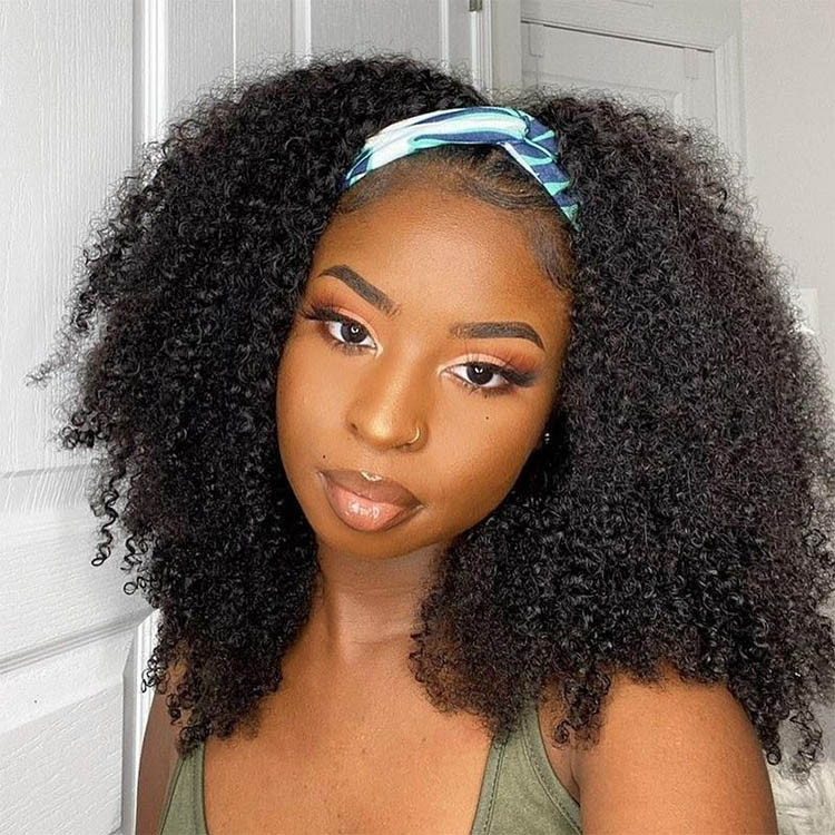 coily headband wigs