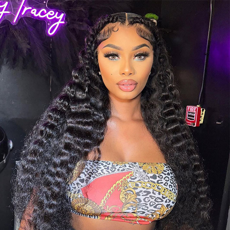 crimped hair wigs