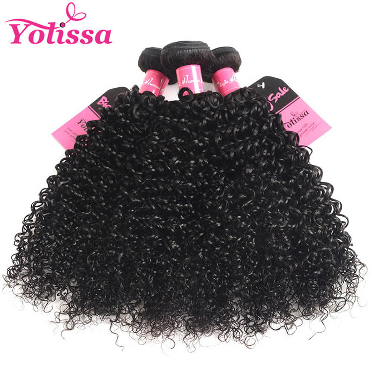 3 bundels curly hair 