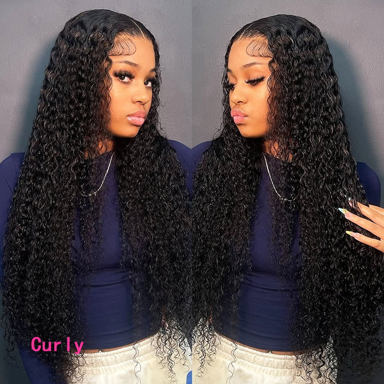 curly 6x6 HD lace closure wigs