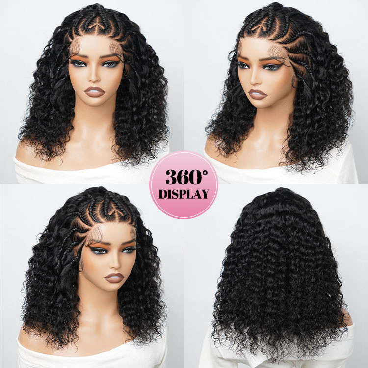curly braiding hair
