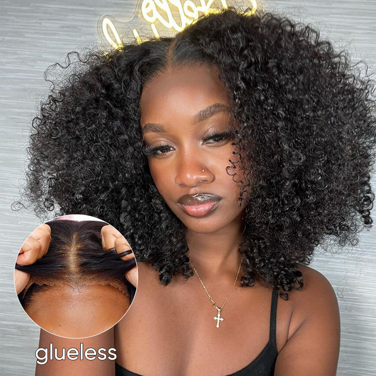 curly lace closure wigs
