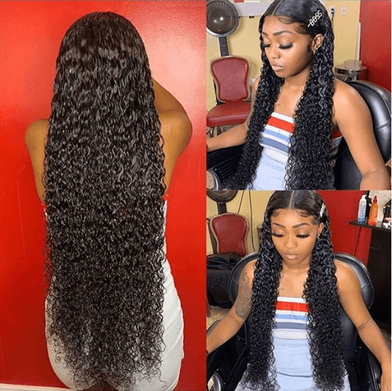 curly long lace front wigs