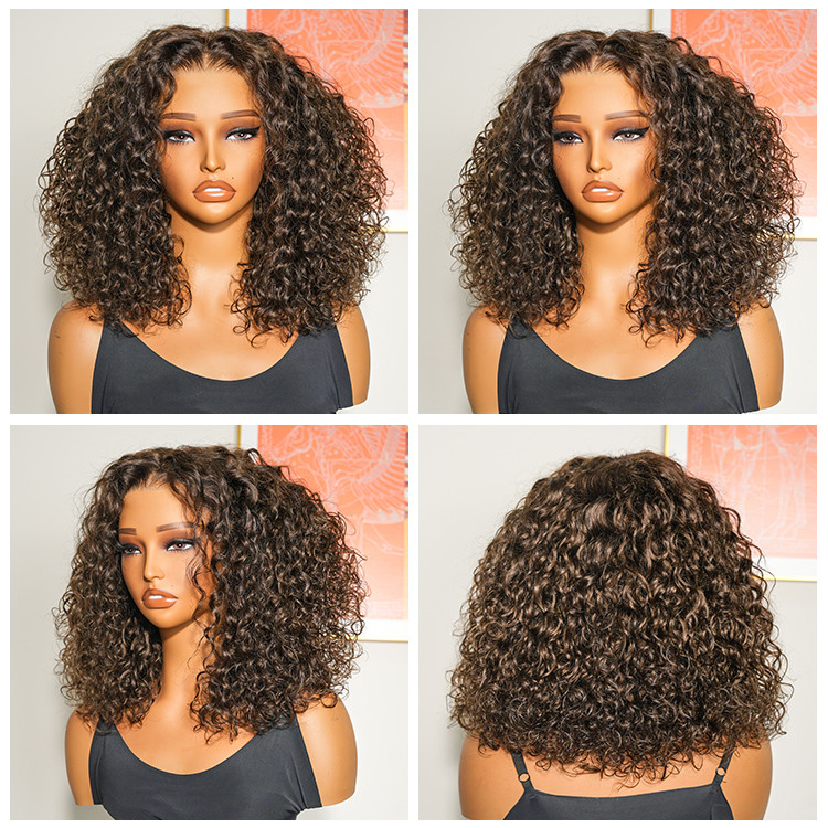 brown water wave wig
