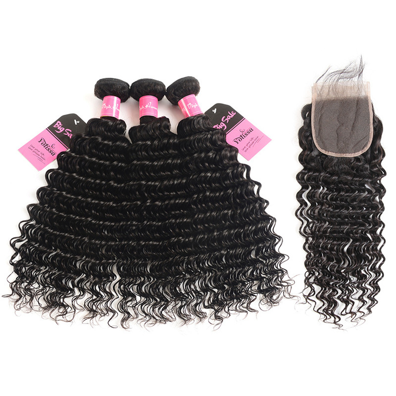 deep wave 3 bundles with closure