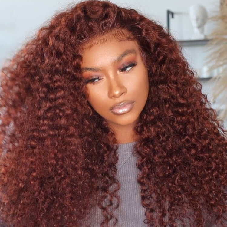 Deep Auburn Hair wig