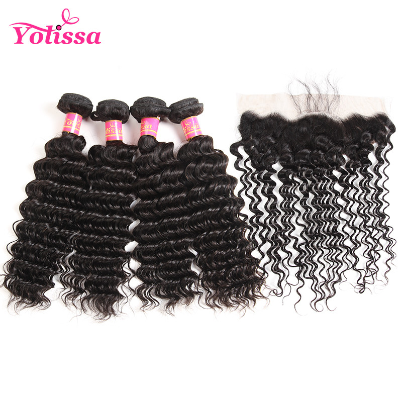 Lace Frontal Closure with 4 Bundle