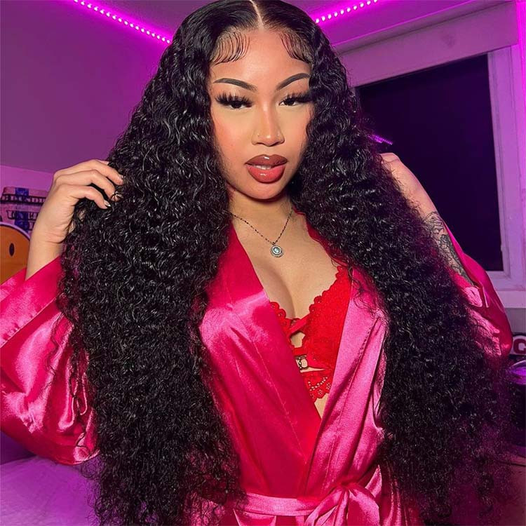 deep wave wigs human hair