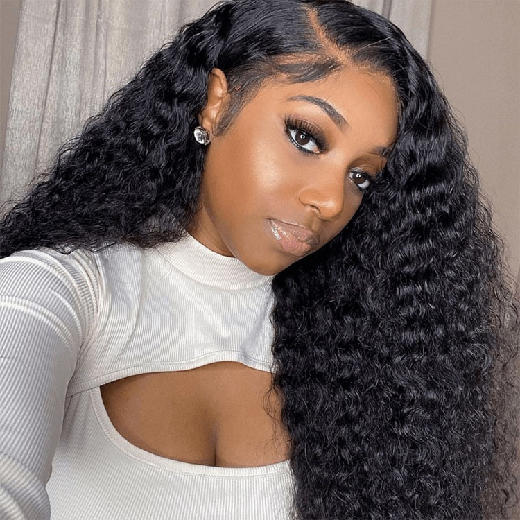 13x6 lace front deep wave wigs