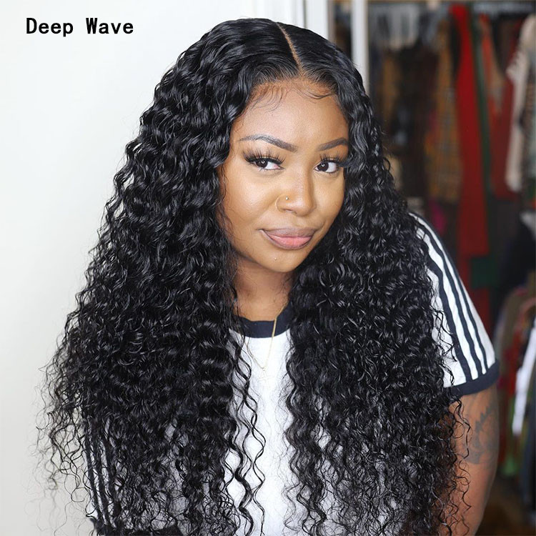 deep wave u part wigs