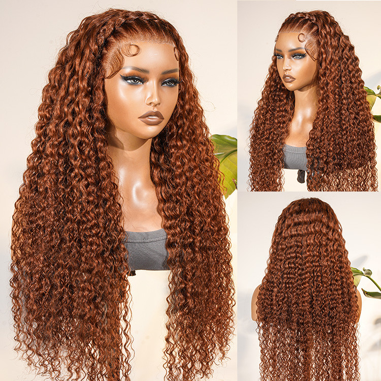 ginger brown braiding hair