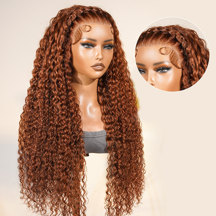 ginger brown hair