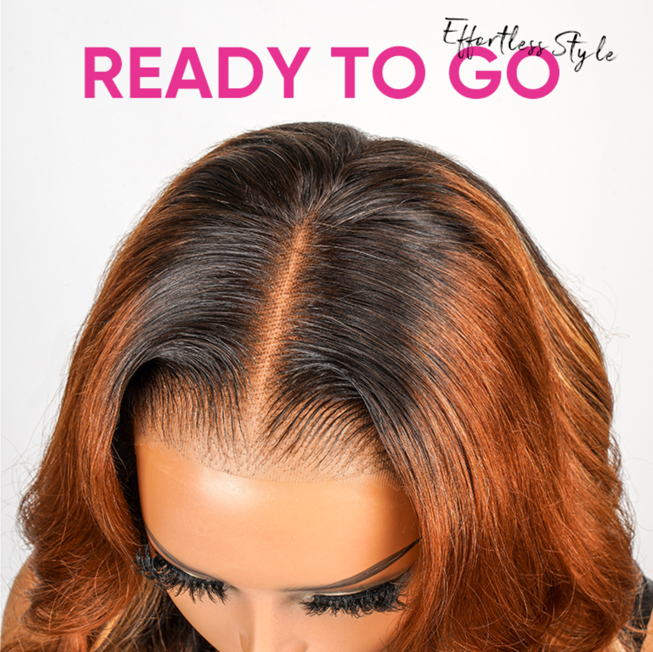 ginger highlights lace front wig