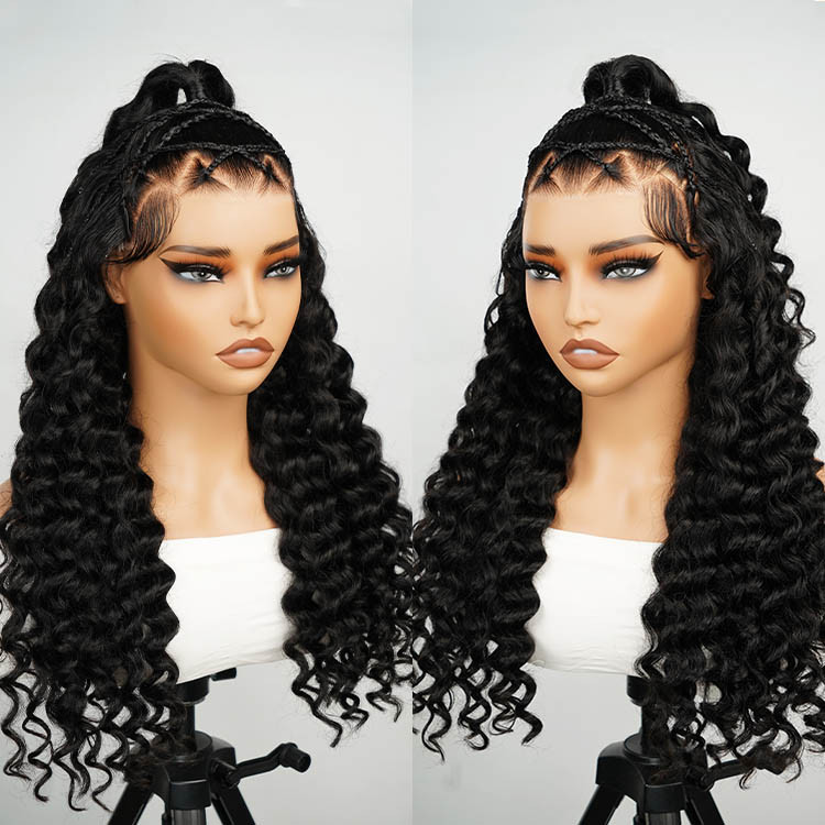 glueless braided wigs 