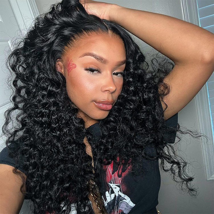 deep wave 13*6 lace wigs
