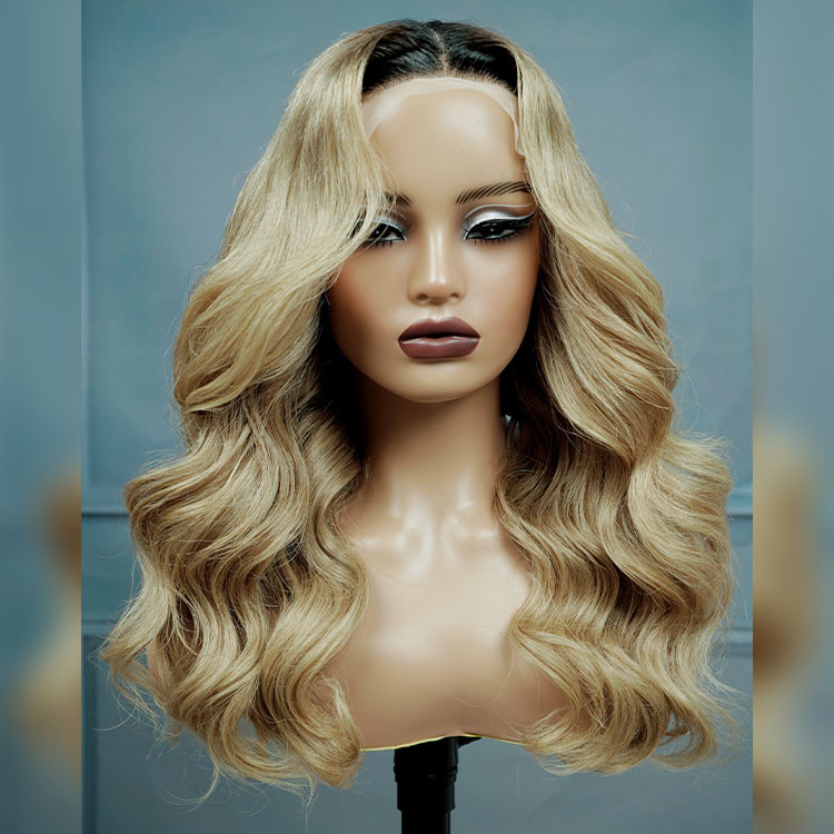golden brown balayage