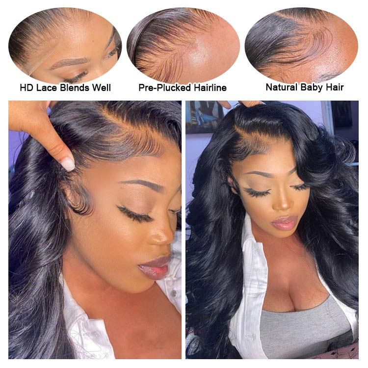 HD invisible swiss lace wigs