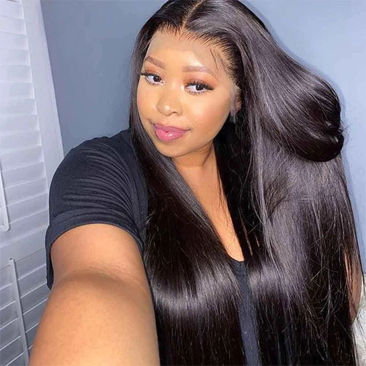 straight HD swiss lace wigs