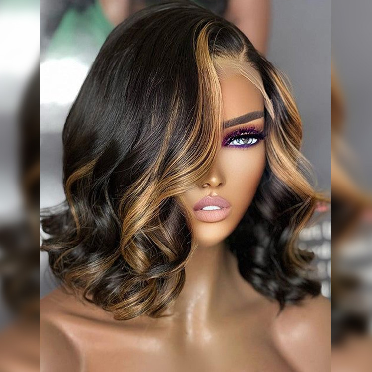 highlight bob wig