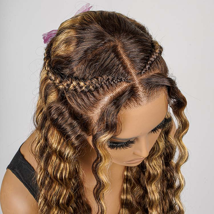 crimp wavy hair