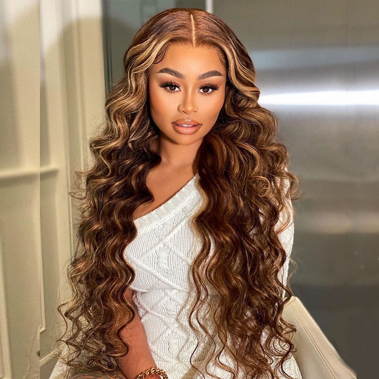 honey blonde highlight wigs