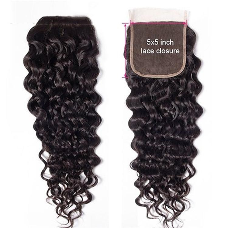 human hair closure