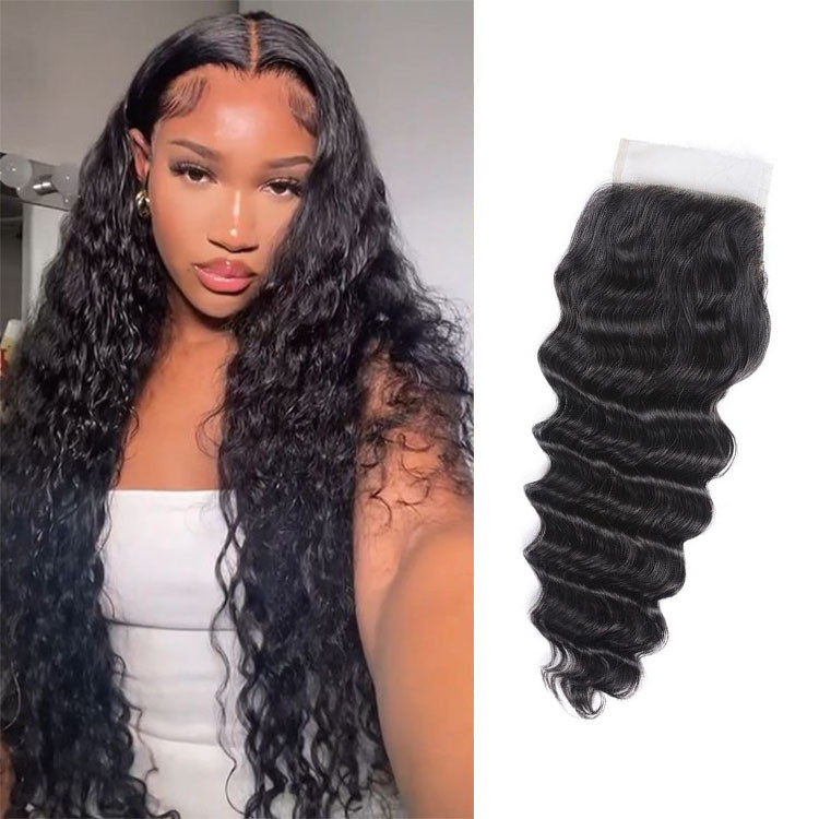 human hair closure