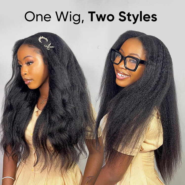 one wig, two styles