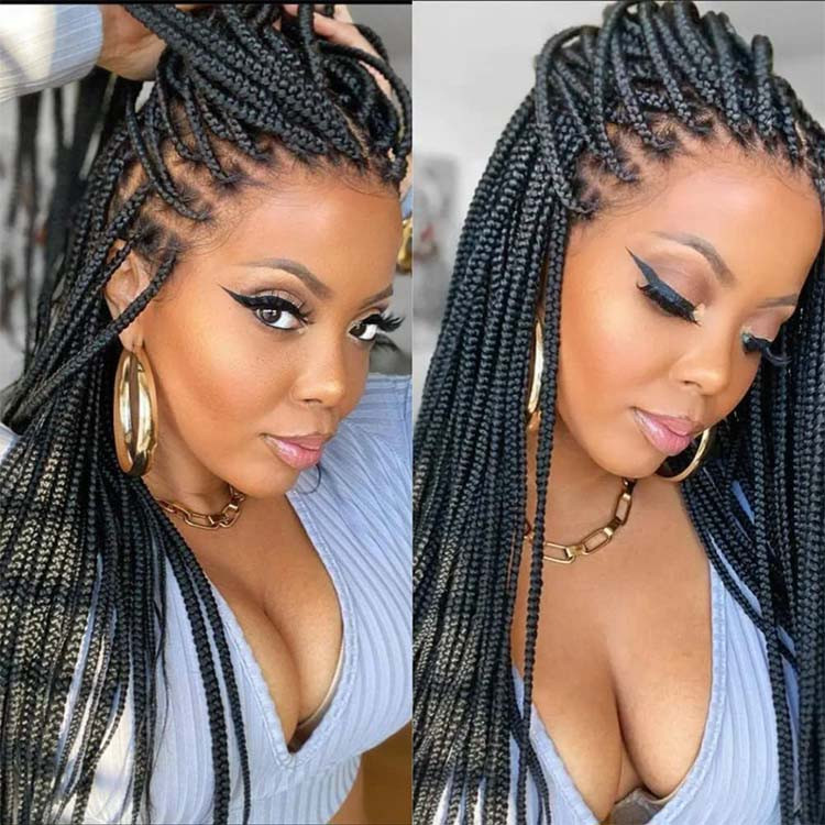 knotless box braids