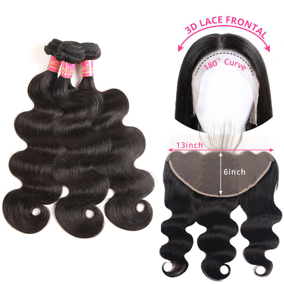 Body Wave 4 Bundles With Frontal 13*6