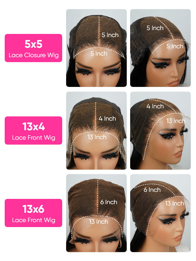 different lace size