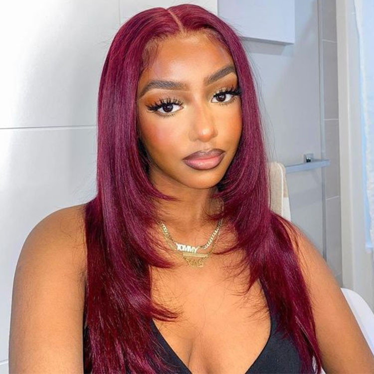 layered hair wig