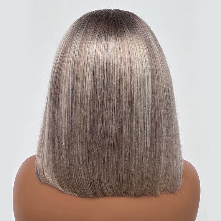 light blonde hair with lowlights