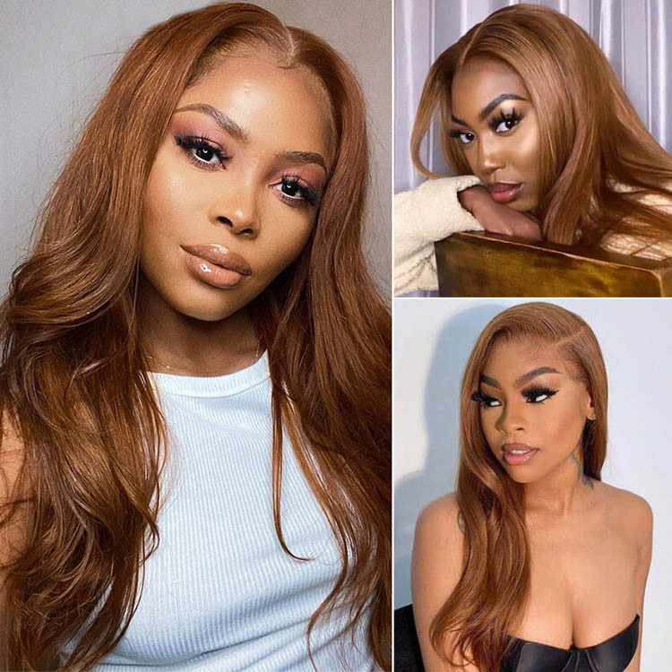 light brown lace front wigs