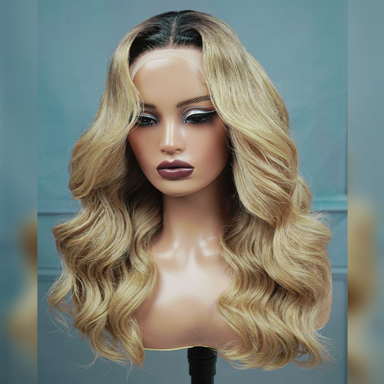 light golden brown balayage