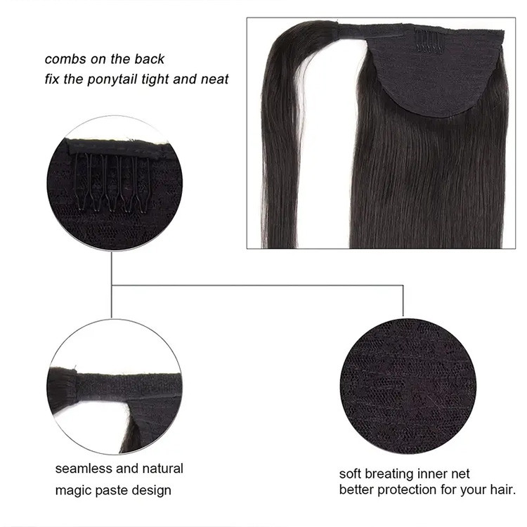 long straight ponytail