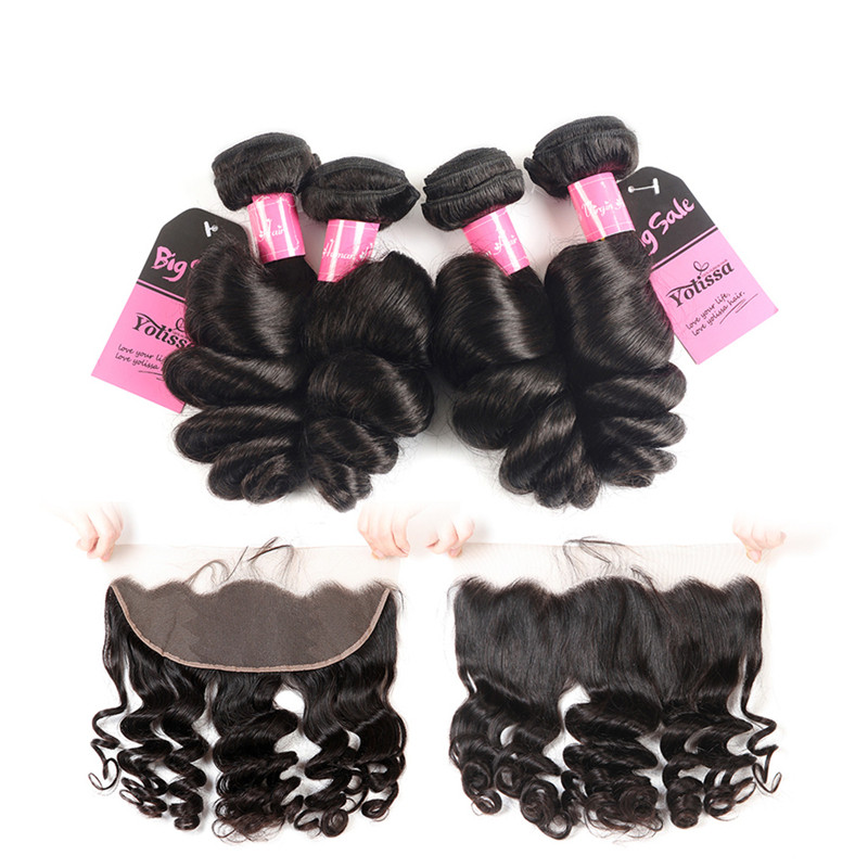 loose wave with frontal closure