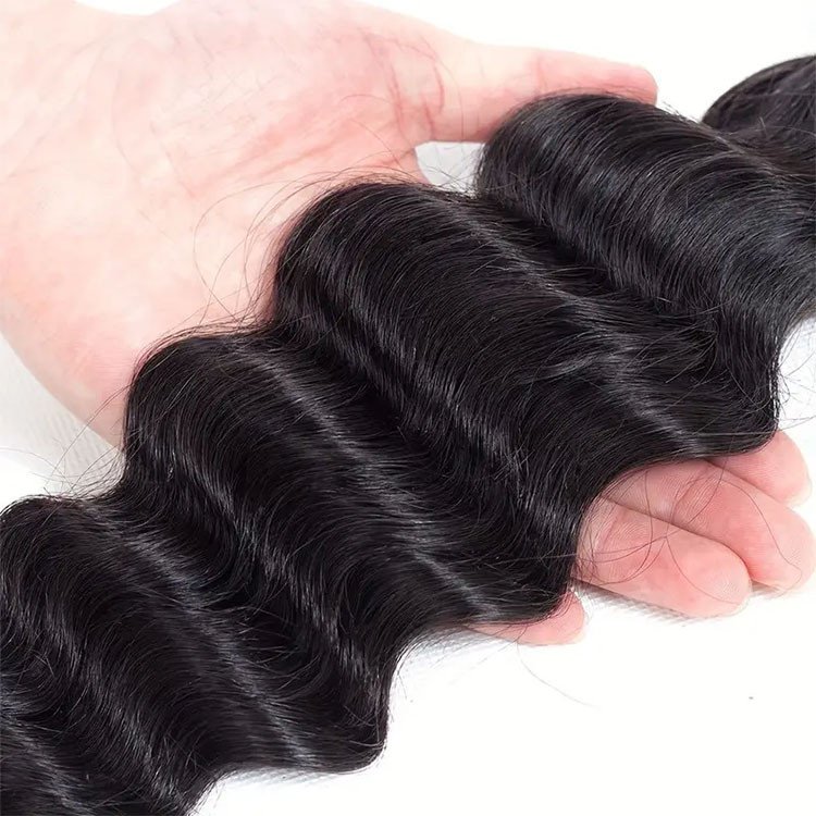 loose deep hair