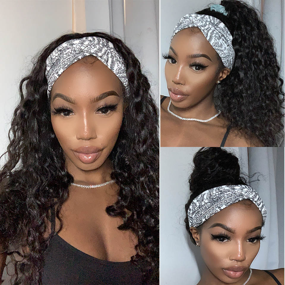 loose deep headband wigs
