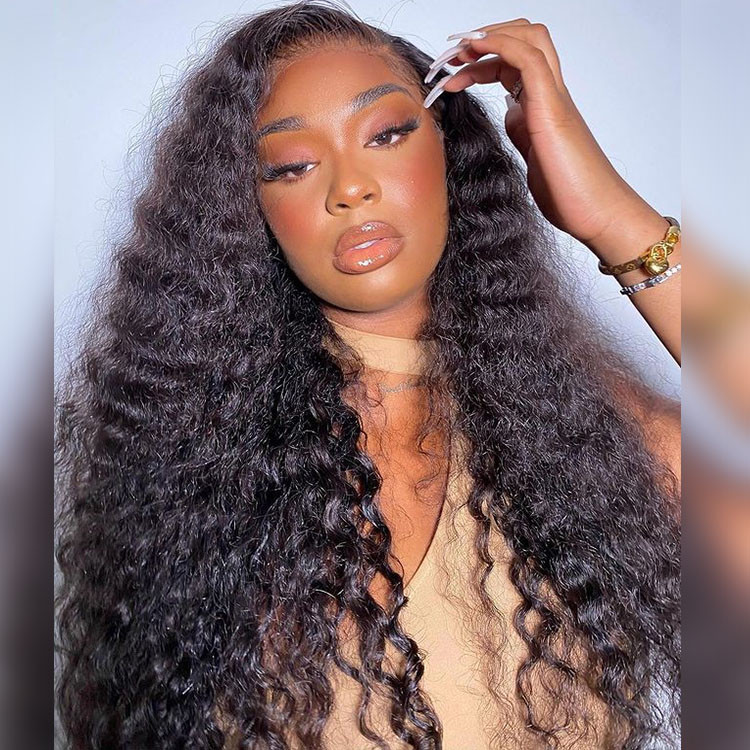 loose deep wave frontal wigs