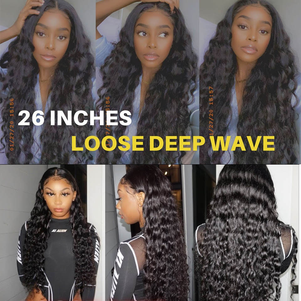 loose deep wave long wigs