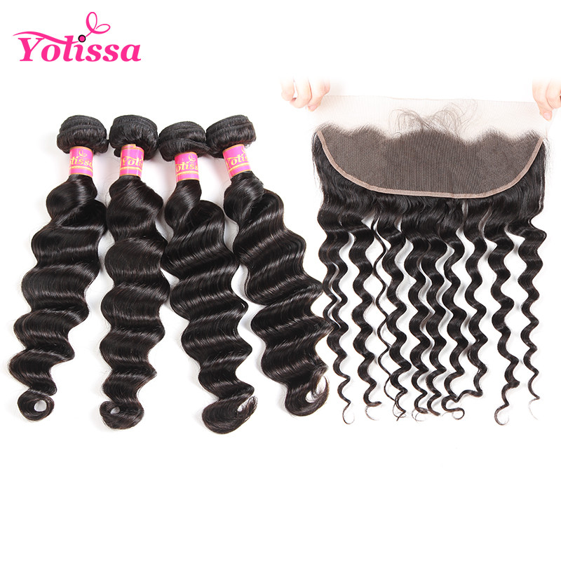 Lace Frontal Closure with 4 Bundles