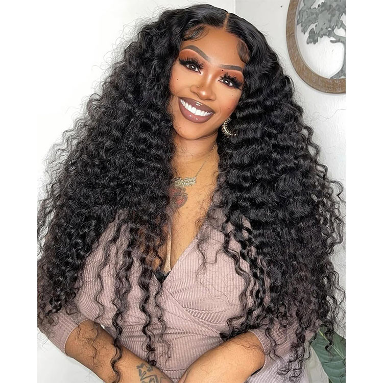 loose deep wave long lace front wigs