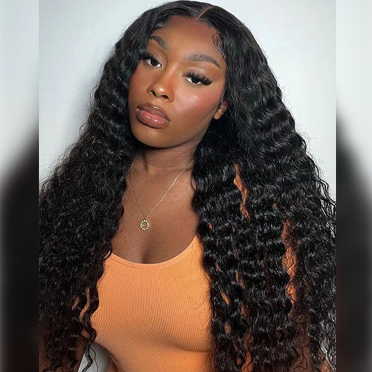 loose deep wave wig