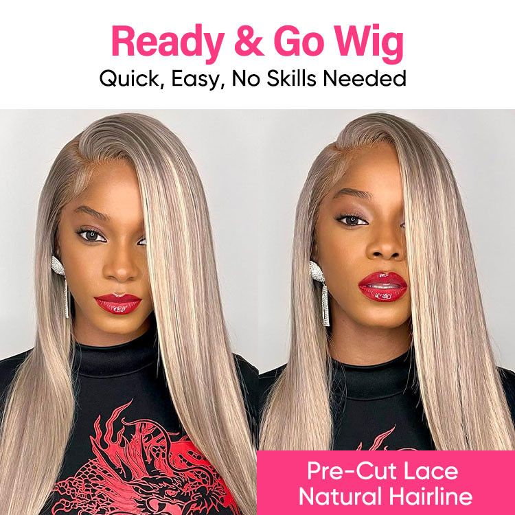 light blonde hair with lowlights