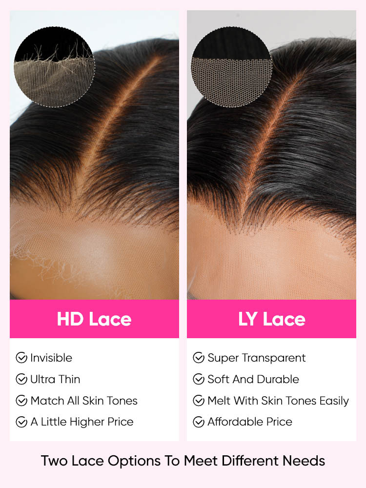 LY lace VS HD lace