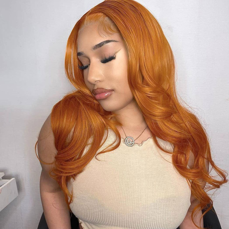 ginger human hair wigs