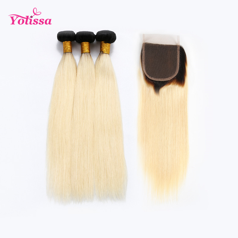 3 Bundles With Lace Closure