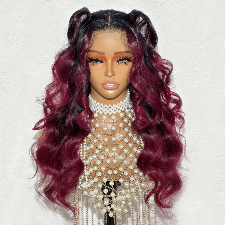 ombre burgundy hair color